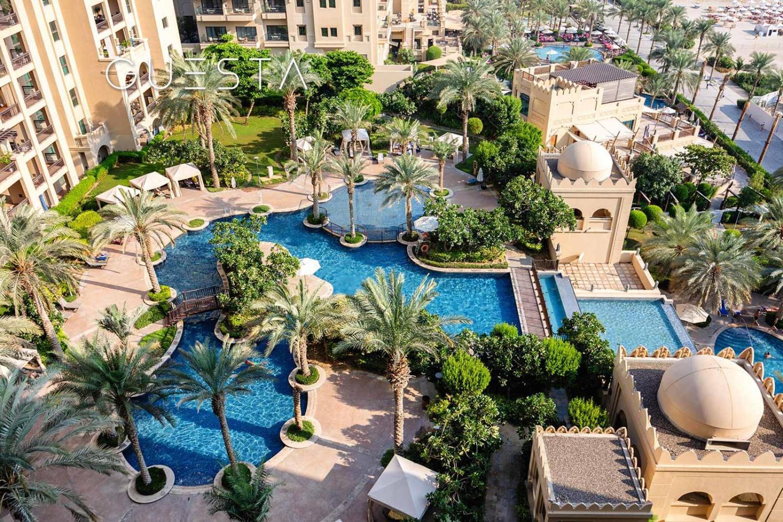 Fairmont Apartments The Palm, Free Access To Hotel Beach And Pools 迪拜 客房 照片